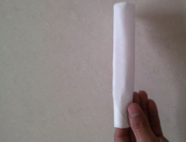 用餐巾纸折玫瑰花图解