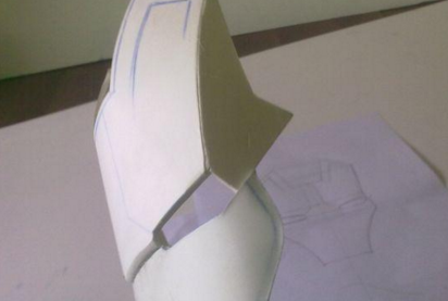 钢铁侠面具制作方法