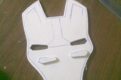 钢铁侠面具制作方法