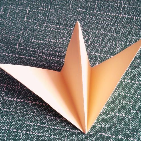 窗花的剪纸图案步骤