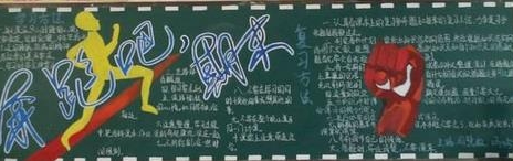黑板报关于奔跑