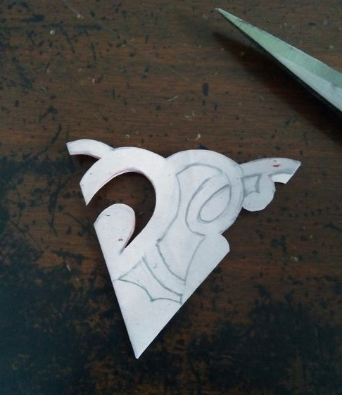 三瓣团花的剪纸步骤