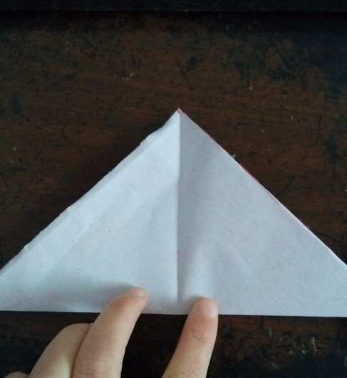 三瓣团花的剪纸步骤