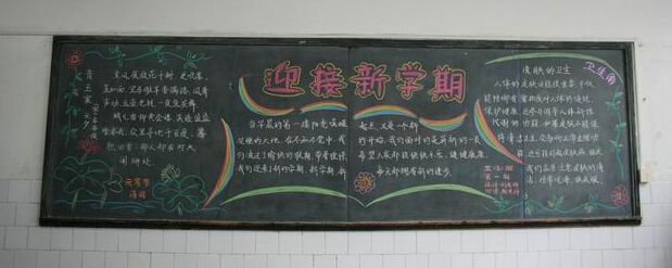 六年级第二学期黑板报