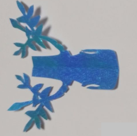 大树剪纸图案加步骤