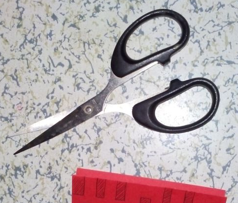 中国民间双喜步骤剪纸