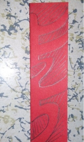 中国民间双喜步骤剪纸