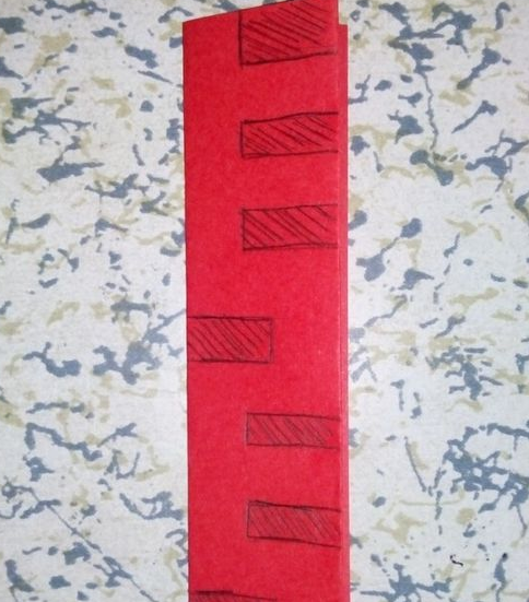 中国民间双喜步骤剪纸