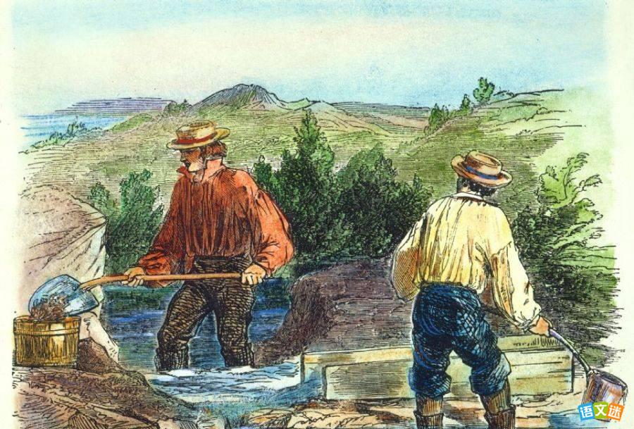 美国人去西部淘金的故事