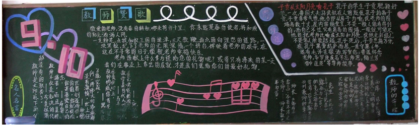 教师节黑板报题目