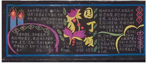 教师节黑板报题目