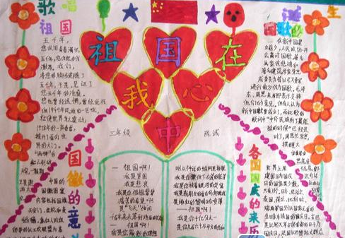 祖国在我心的手抄报文字资料