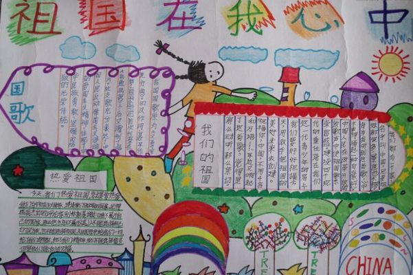 祖国在我心手抄报素材资料