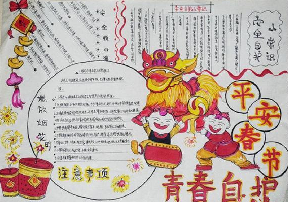 春节手抄报文字图片
