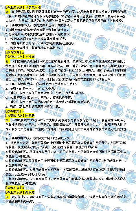 2014��1��MBA�����ۺ�����𰸣�ͼƬ�����棩