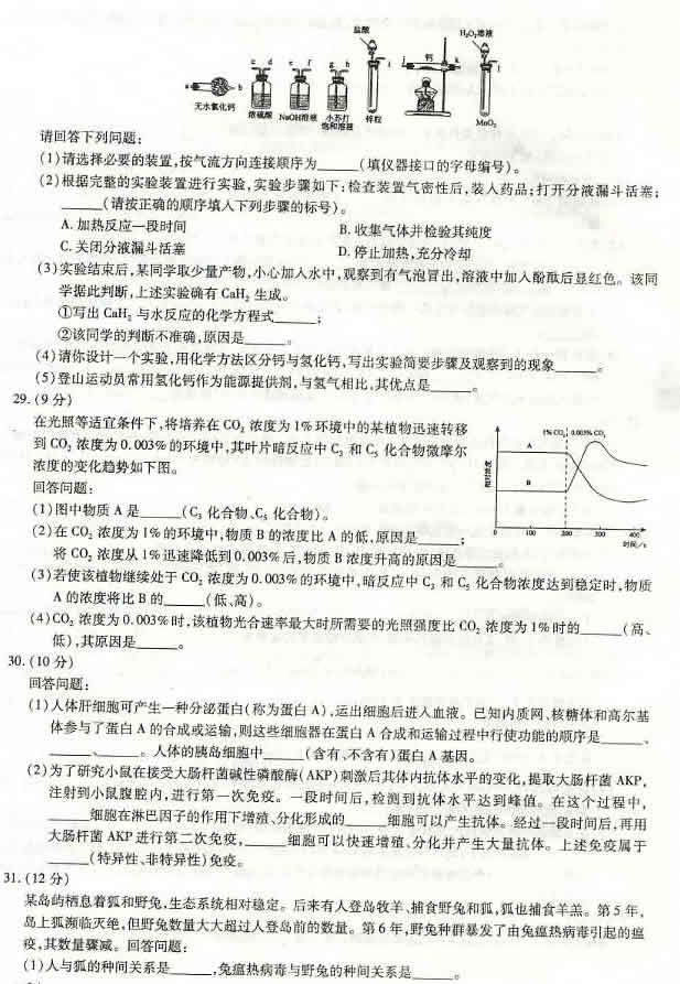 2011����ͨ�ߵ�ѧУ�������������߿��������⼰��