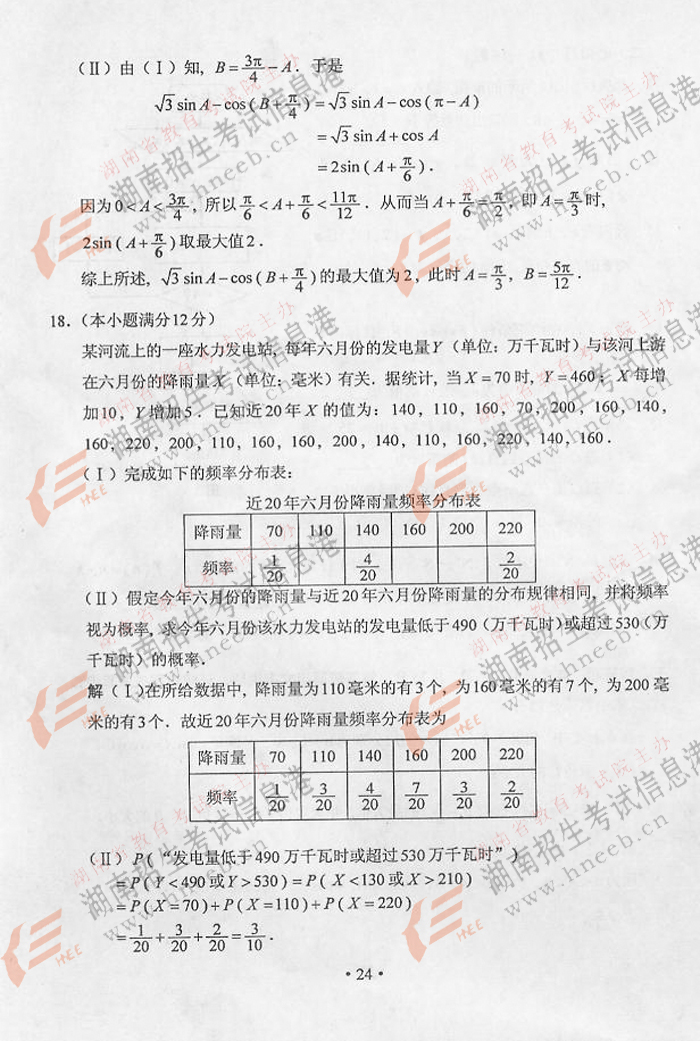 2011����ͨ�ߵ�ѧУ�������Ժ��ϸ߿���ѧ�Ŀ����⼰��