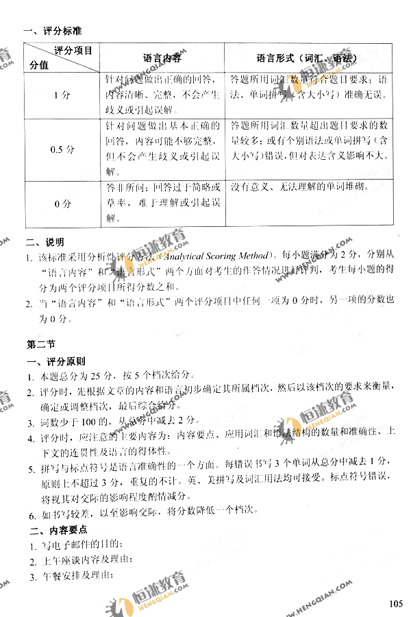 2011年普通高等学校招生考试天津高考英语试卷及答案