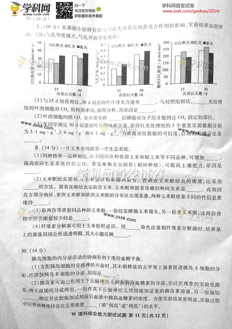 2014���ո߿����⼰�����۾���ͼƬ�棩