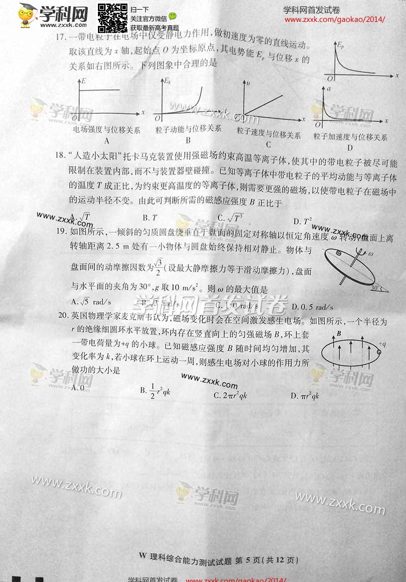 2014���ո߿����⼰�����۾���ͼƬ�棩