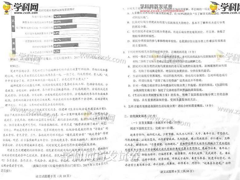 2017����߿��������Ծ�(ͼƬ��)