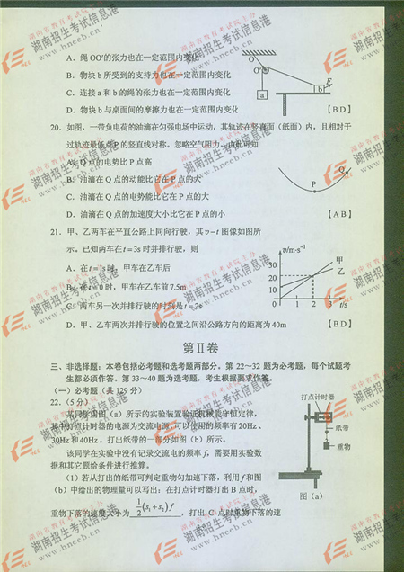 2016年高考新课标I卷理综试题及答案