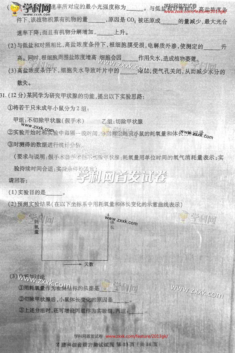 2013���㽭�߿��Ծ��������⣨ͼƬ�棩