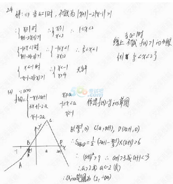 2015�������߿�������ѧ�𰸽���(���Ѱ�)