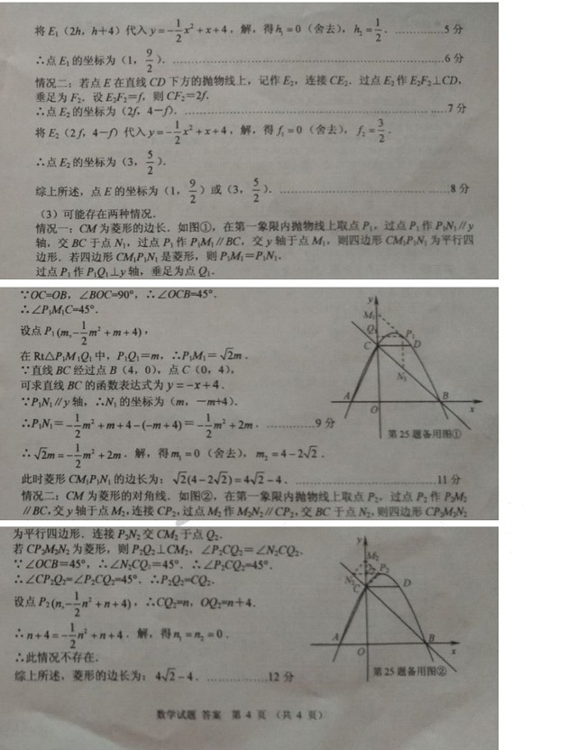 2016ɽ�������п���ѧ���⼰��