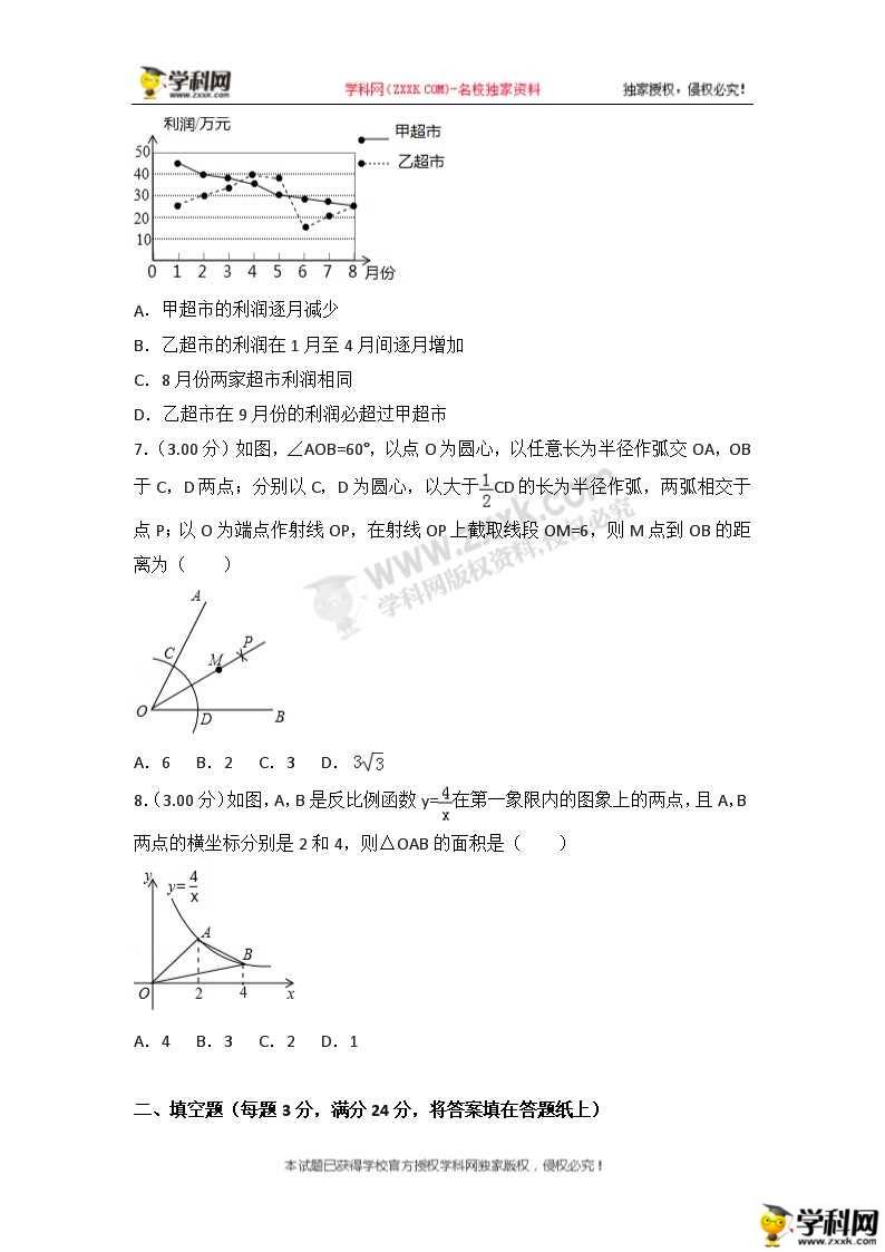 2018�곻���п���ѧ���⼰�𰸣�ͼƬ�棩