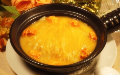 蟹黄扒翅的做法