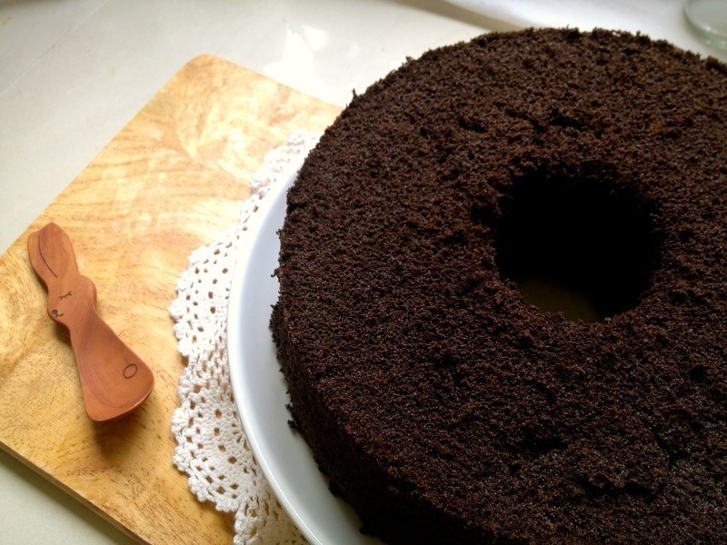 巧克力红茶戚风蛋糕的做法