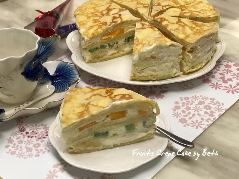 水果千层蛋糕的做法