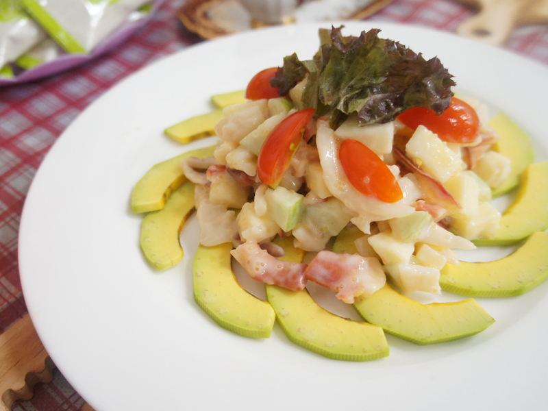 雪花鱼子酱水果沙拉的做法