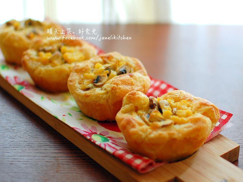 奶油蘑菇玉米咸派的做法