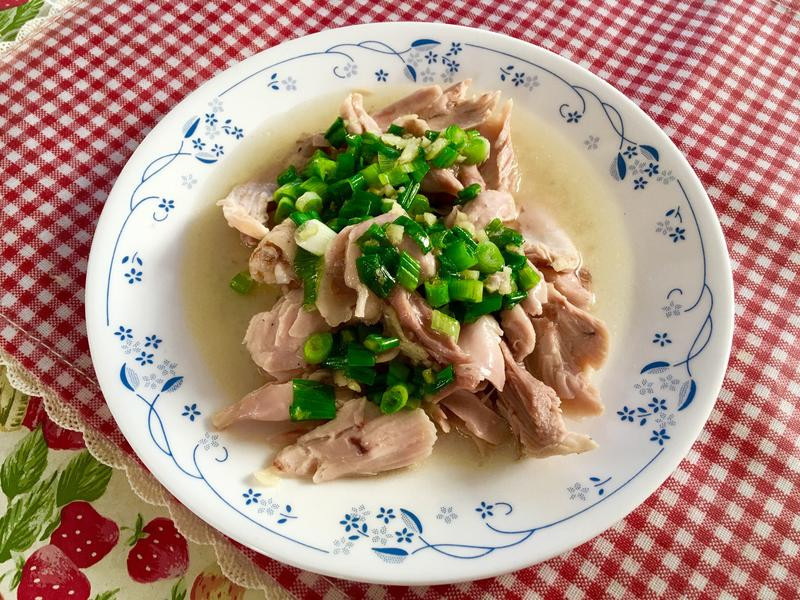 葱油盐焗鸡的做法