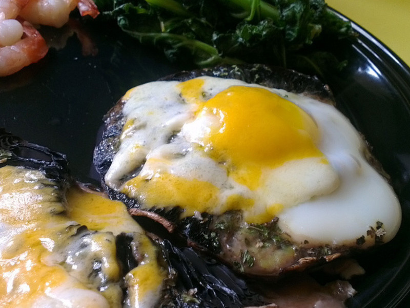 起司蛋波特菇(皇帝菇)的做法