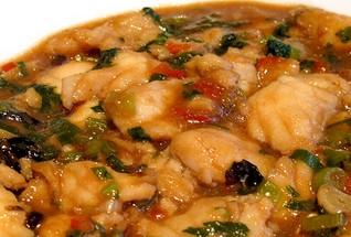 简易水煮蒜豉鱼片的做法