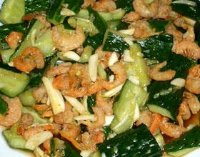 黄瓜拌海米的做法