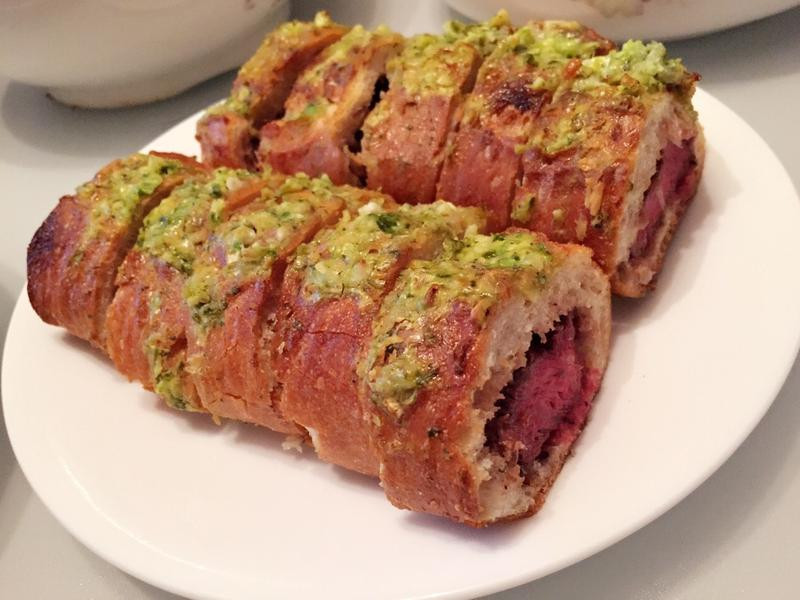 法国面包牛肉卷的做法