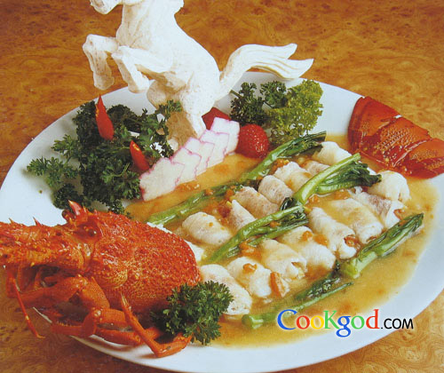 海胆威龙(龙虾卷)的做法