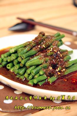 麻酱拌豆角的做法