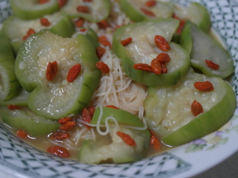 丝瓜面线的做法