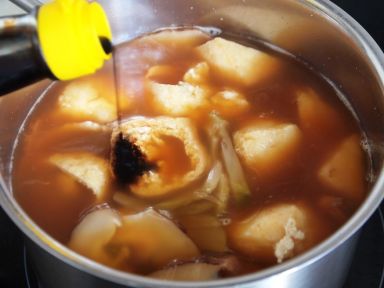 上海食谱 - 油豆腐粉丝汤的做法