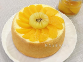 蜜桃戚风蛋糕的做法