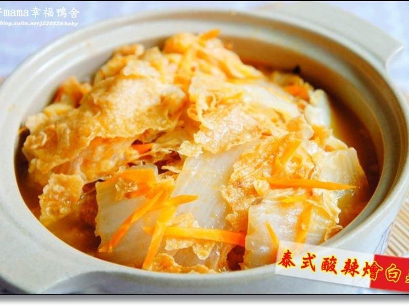 泰式酸辣烩白菜的做法