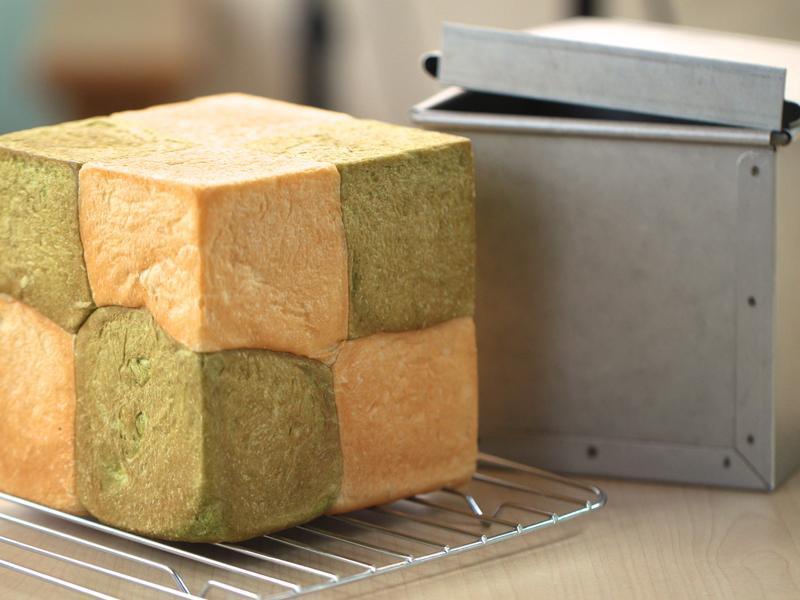 抹茶牛奶方块吐司的做法