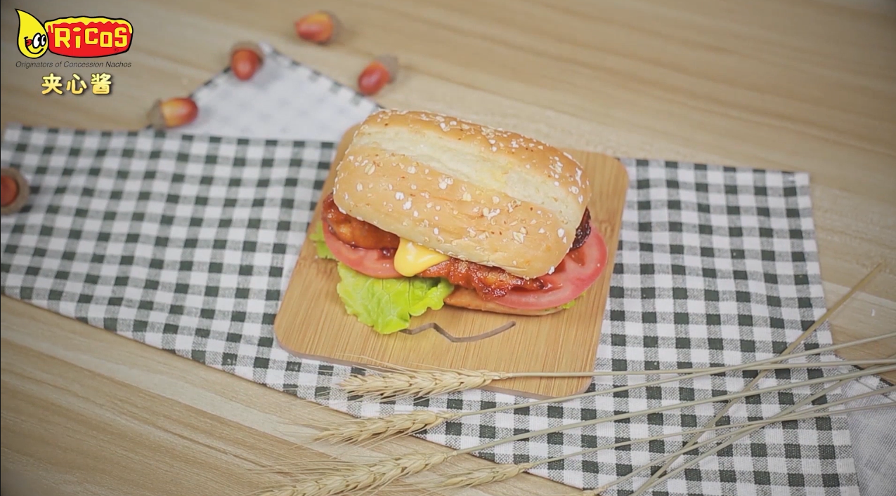 芝士鸡肉汉堡的做法