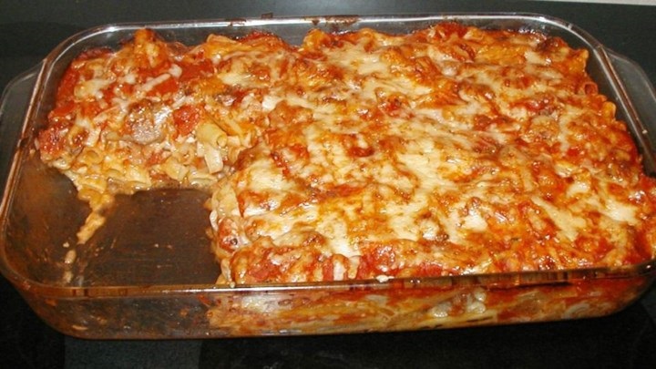 烘烤香肠意大利面的做法