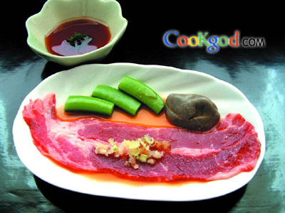 碳烧美国肩胛肥牛的做法